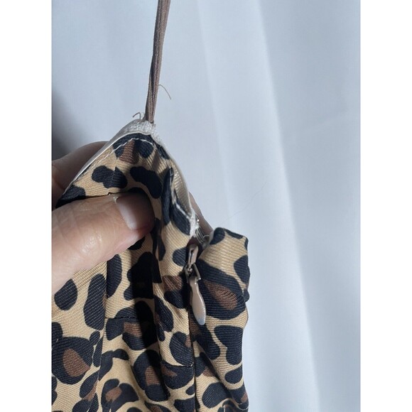 Jonathan Simkhai One Shoulder Leopard Print Dress Size 10 - Picture 15 of 16